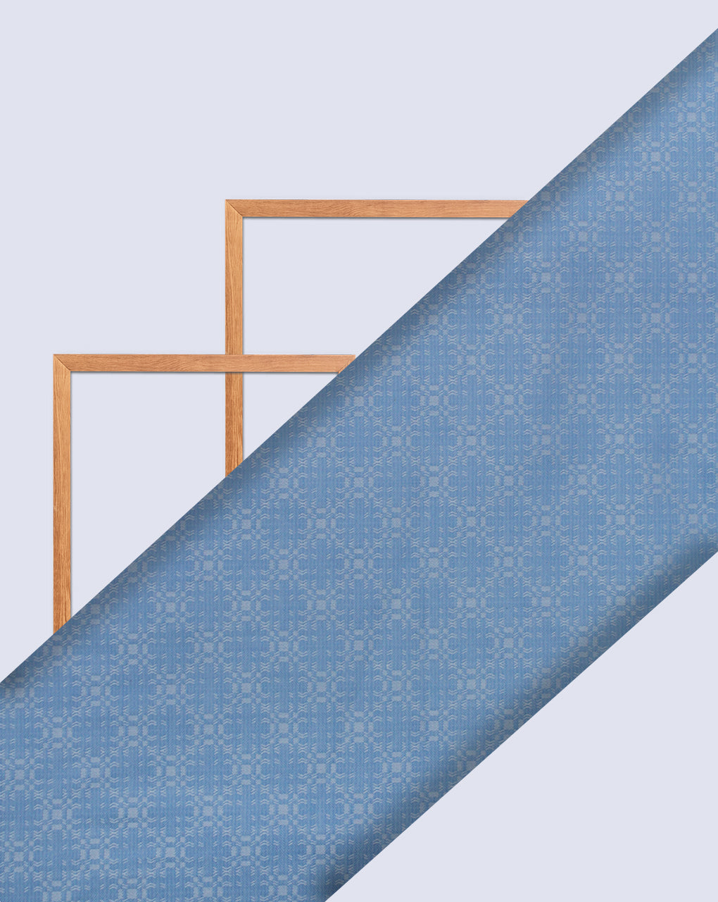 LIGHT BLUE GIZA COTTON FABRIC (WIDTH 58 INCH)
