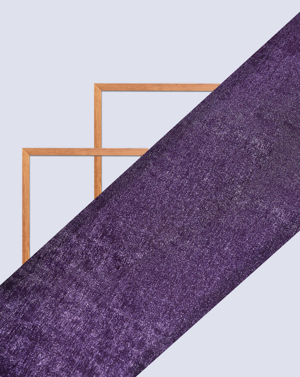 PURPLE POLYESTER SATIN FOIL PRINTED FABRIC ( WIDTH 58 INCHES )