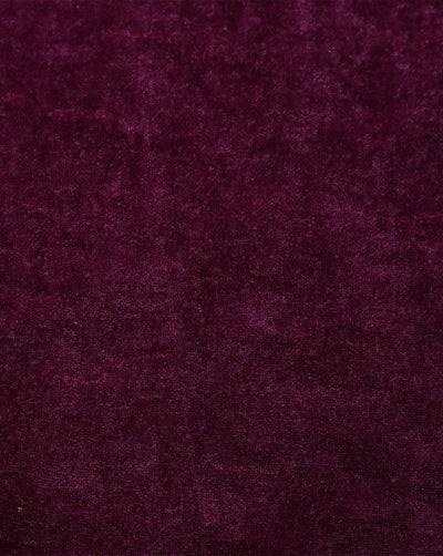 DARK WINE PLAIN VELVET LYCRA FABRIC ( WIDTH 58 INCHES )