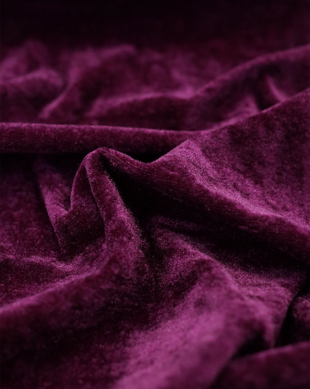 DARK WINE PLAIN VELVET LYCRA FABRIC ( WIDTH 58 INCHES )