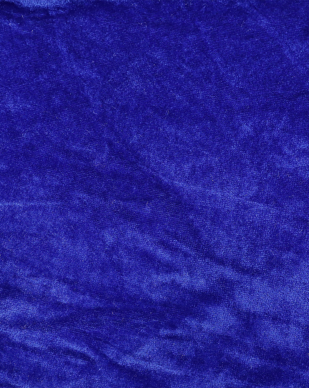 ROYAL BLUE PLAIN VELVET LYCRA FABRIC ( WIDTH 58 INCHES )
