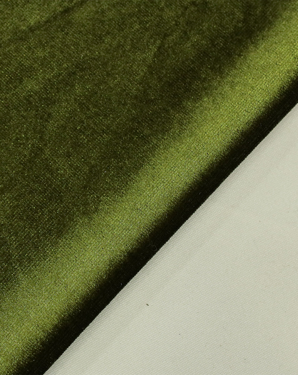 DARK GREEN PLAIN VELVET LYCRA FABRIC ( WIDTH 58 INCHES )