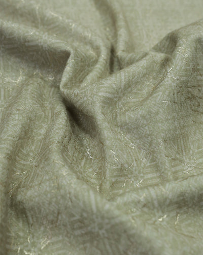 ABSTRACT DESIGN PRINTED VELVET FABRIC ( WIDTH 58 INCHES )