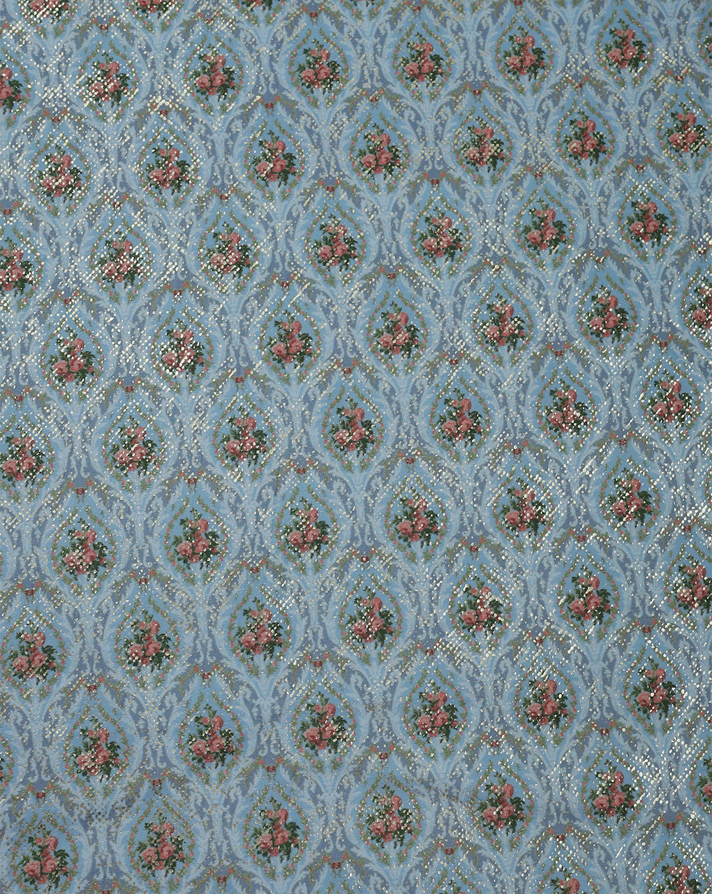 MULTICOLOR FLORAL DESIGN PRINTED VELVET FABRIC ( WIDTH 58 INCHES )