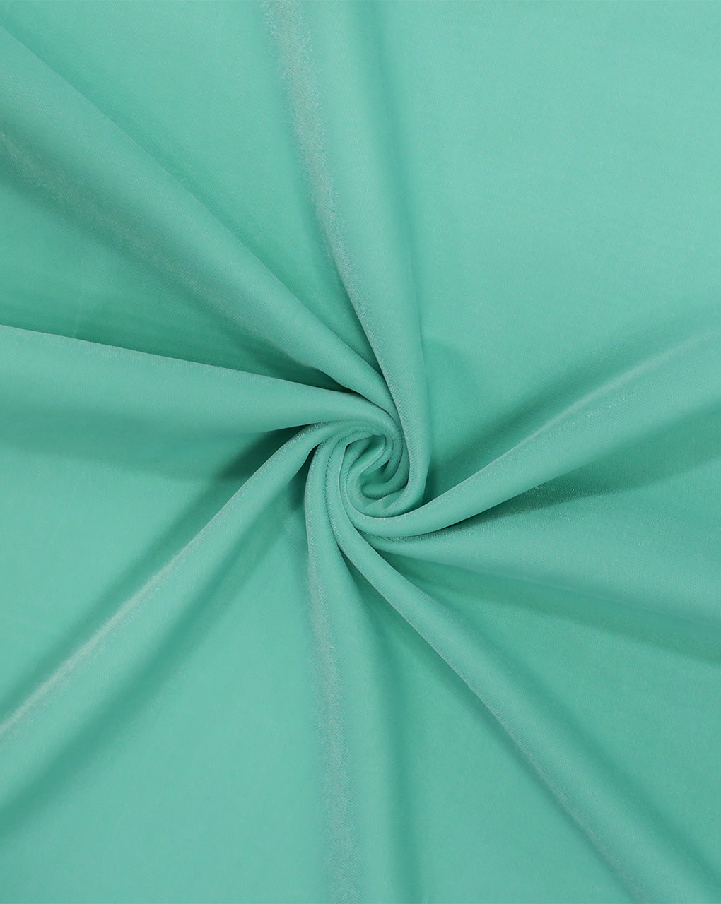 MINT GREEN PLAIN POLYESTER MICRO VELVET FABRIC ( WIDTH 58 INCHES )