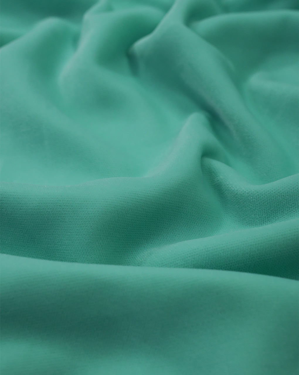 MINT GREEN PLAIN POLYESTER MICRO VELVET FABRIC ( WIDTH 58 INCHES )