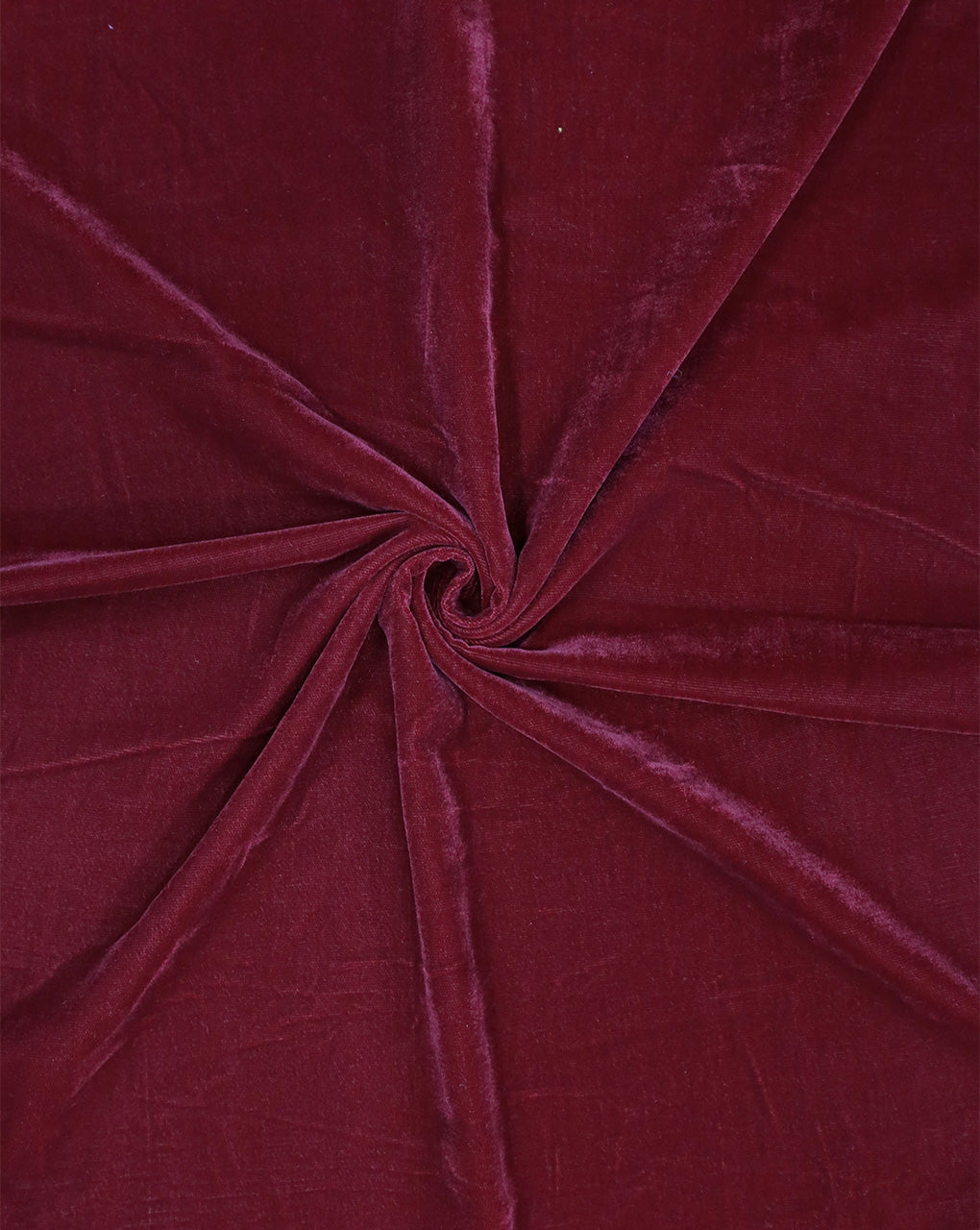 DARK MAROON PLAIN POLYESTER MICRO VELVET FABRIC ( WIDTH 58 INCHES )