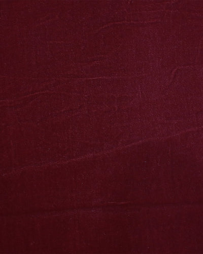 DARK MAROON PLAIN POLYESTER MICRO VELVET FABRIC ( WIDTH 58 INCHES )