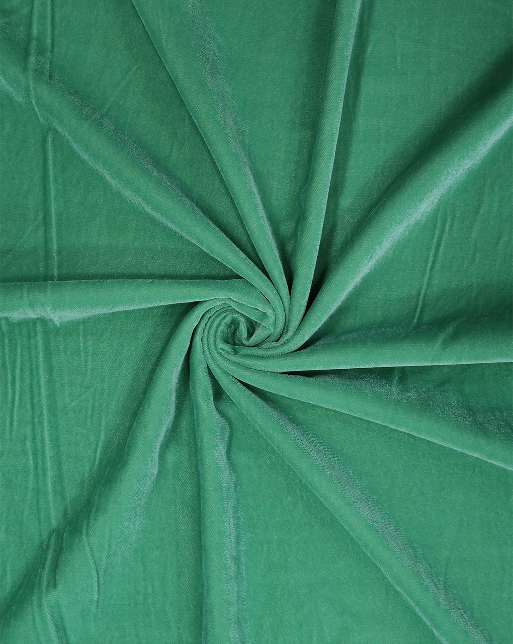 GREEN PLAIN POLYESTER MICRO VELVET FABRIC ( WIDTH 58 INCHES )