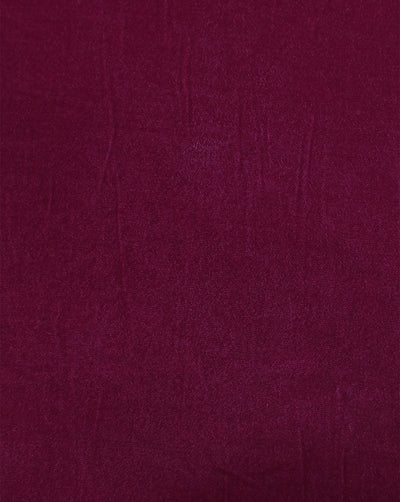 DARK PINK PLAIN POLYESTER MICRO VELVET FABRIC ( WIDTH 58 INCHES )