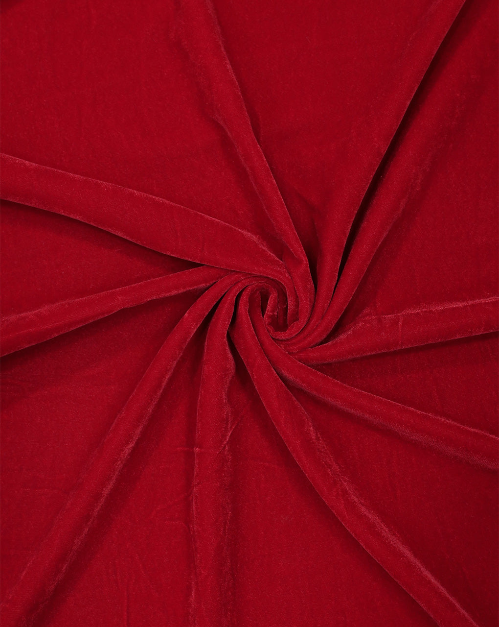 DARK RED PLAIN POLYESTER MICRO VELVET FABRIC ( WIDTH 58 INCHES )