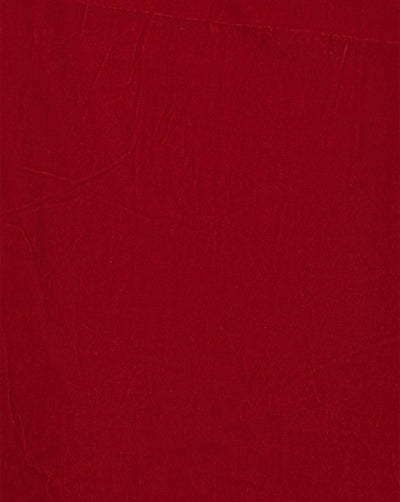DARK RED PLAIN POLYESTER MICRO VELVET FABRIC ( WIDTH 58 INCHES )
