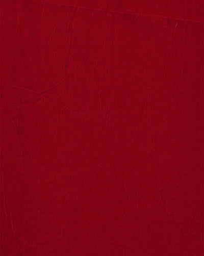 DARK RED PLAIN POLYESTER MICRO VELVET FABRIC ( WIDTH 58 INCHES )
