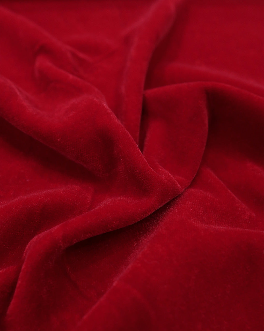 DARK RED PLAIN POLYESTER MICRO VELVET FABRIC ( WIDTH 58 INCHES )