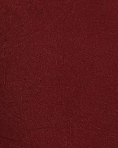 DARK MAROON PLAIN POLYESTER MICRO VELVET FABRIC ( WIDTH 58 INCHES )