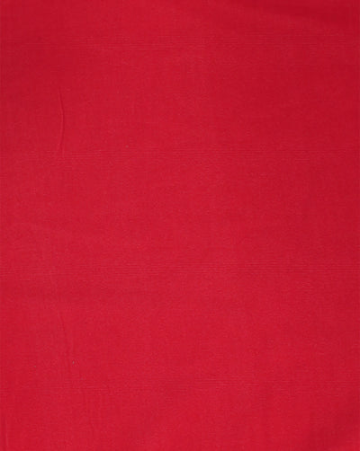 RED PLAIN POLYESTER MICRO VELVET FABRIC ( WIDTH 58 INCHES )