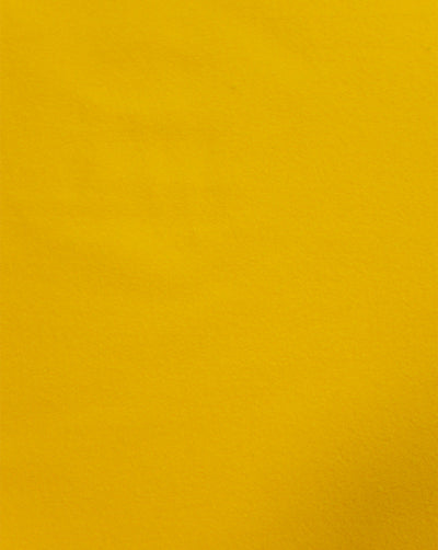 YELLOW PLAIN POLYESTER FLEECE FABRIC ( WIDTH 58 INCHES)