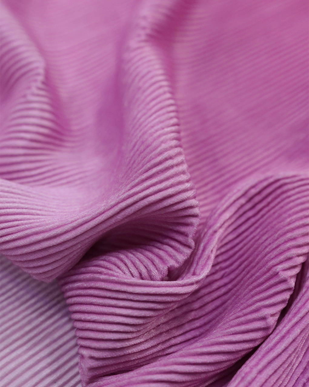 PINK OMBRE PATTERN POLYESTER PLEATED VELVET FABRIC