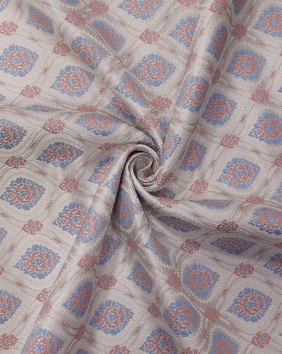 MULTICOLOR ABSTRACT DESIGN POLYESTER JACQUARD FABRIC