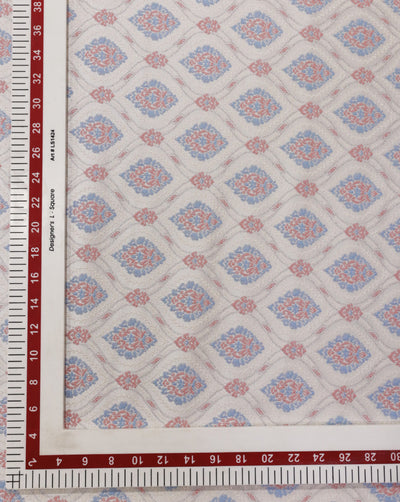MULTICOLOR ABSTRACT DESIGN POLYESTER JACQUARD FABRIC