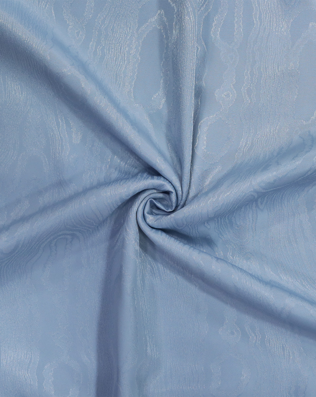 LIGHT BLUE ABSTRACT DESIGN POLYESTER JACQUARD FABRIC