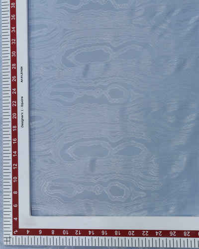 LIGHT BLUE ABSTRACT DESIGN POLYESTER JACQUARD FABRIC