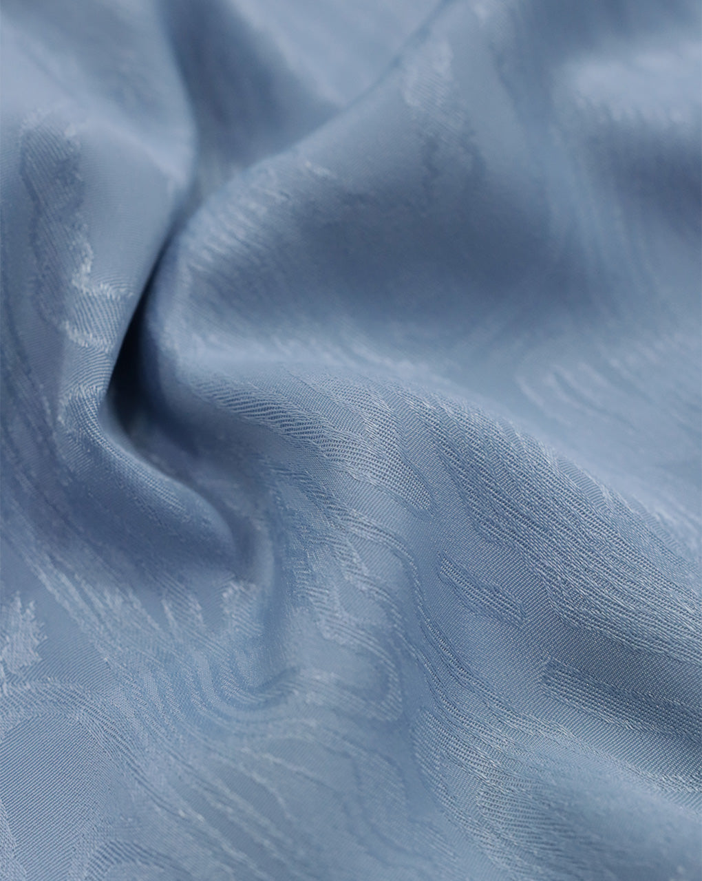 LIGHT BLUE ABSTRACT DESIGN POLYESTER JACQUARD FABRIC