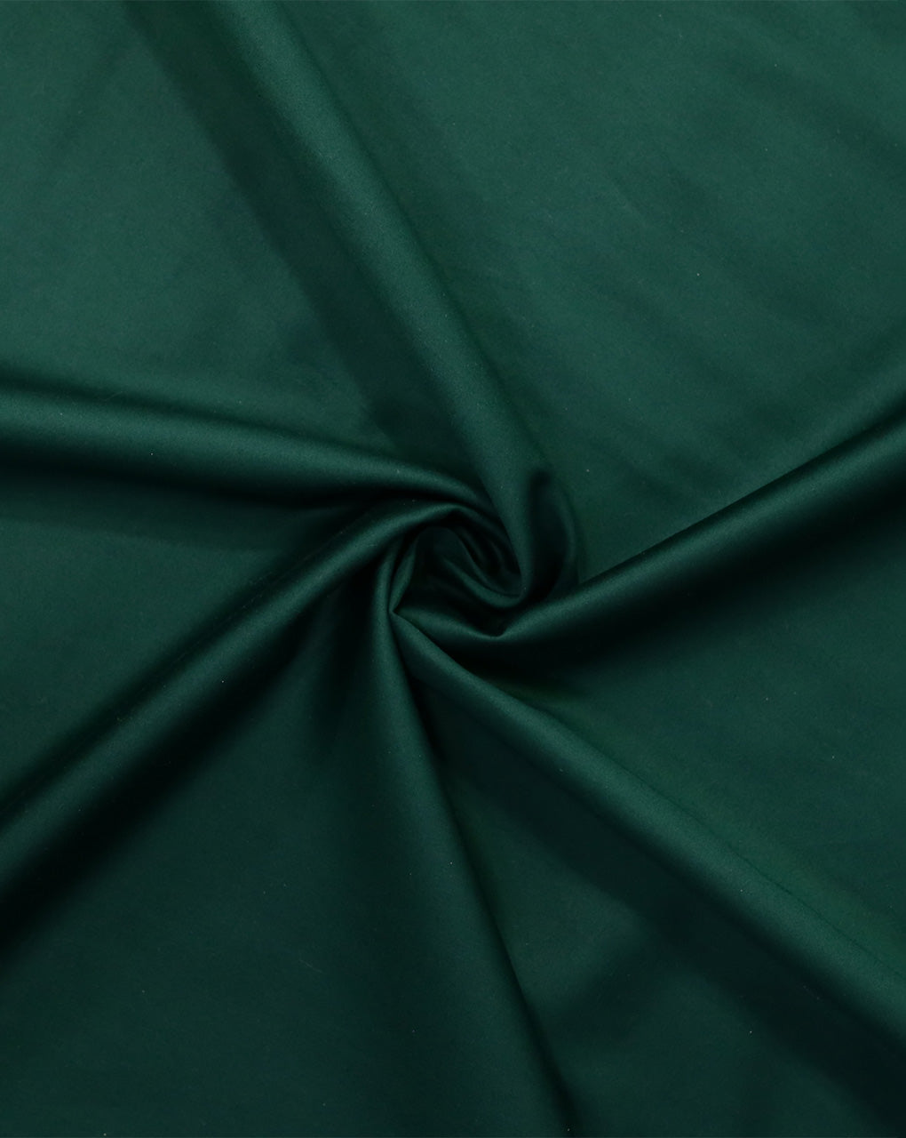 DARK GREEN PLAIN GIZA COTTON FABRIC (WIDTH - 58 INCHES