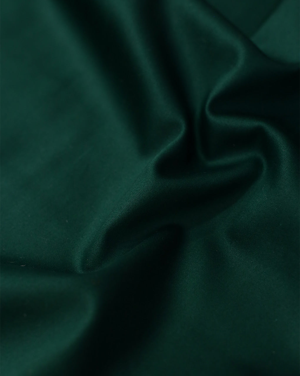 DARK GREEN PLAIN GIZA COTTON FABRIC (WIDTH - 58 INCHES