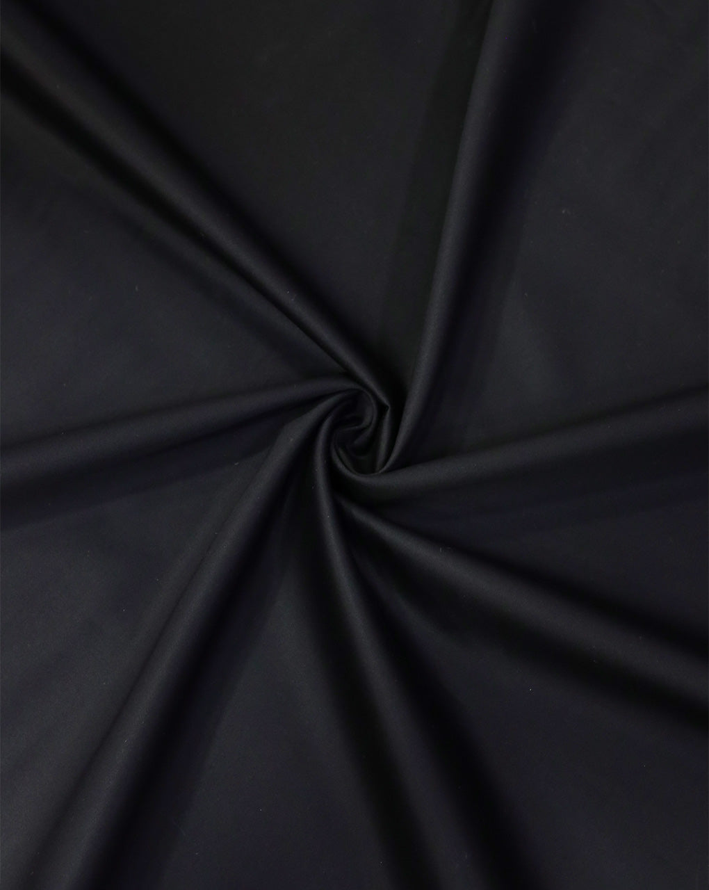 BLACK PLAIN GIZA COTTON FABRIC (WIDTH - 58 INCHES)