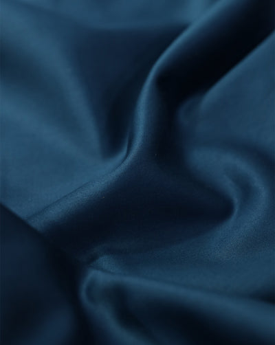 DARK BLUE PLAIN GIZA COTTON FABRIC (WIDTH - 58 INCHES)
