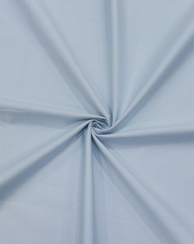 LIGHT SKY BLUE GIZA COTTON FABRIC (WIDTH - 58 INCHES)