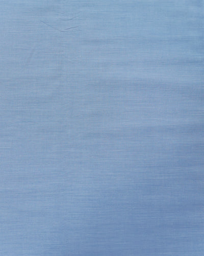BLUE PLAIN GIZA COTTON FABRIC (WIDTH - 58 INCHES)