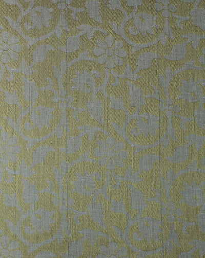 White Golden Dot Cotton Dobby Fabric