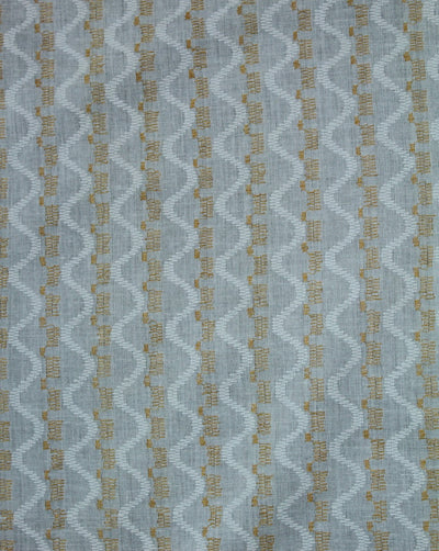 White Golden Dot Cotton Dobby Fabric