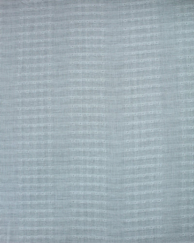 White Stripe Design Cotton Dobby Fabric