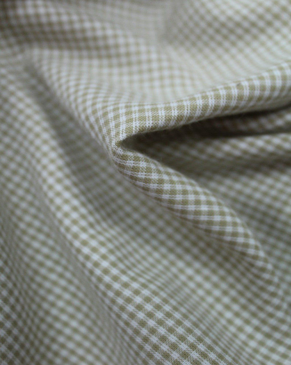 White And Grey Checks Cotton Cambric Fabric
