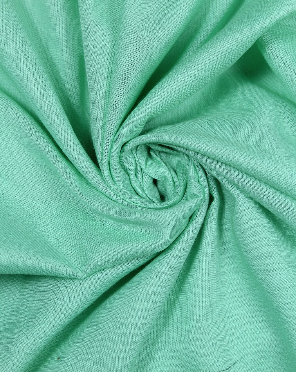 Plain Light Green Color Cotton Cambric Fabric