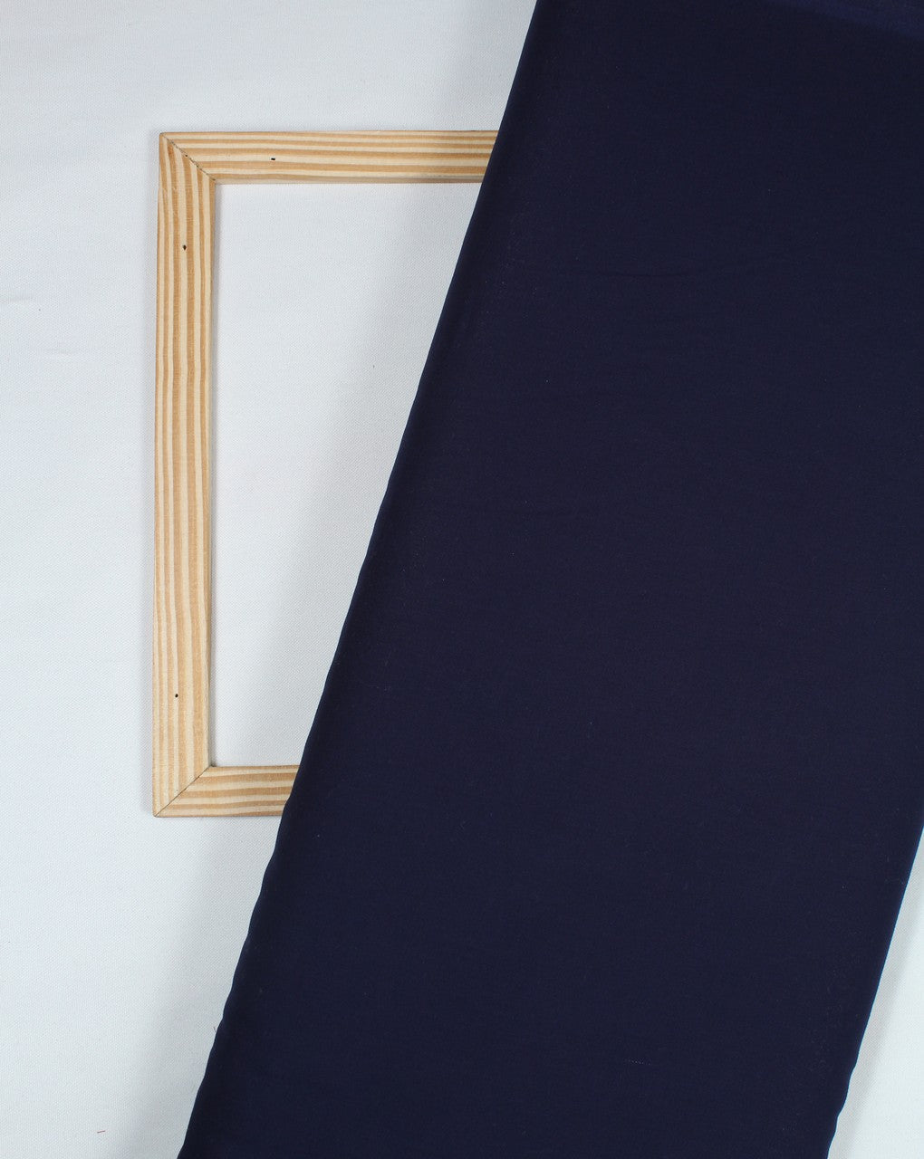 Plain Blue Cotton Cambric Fabric