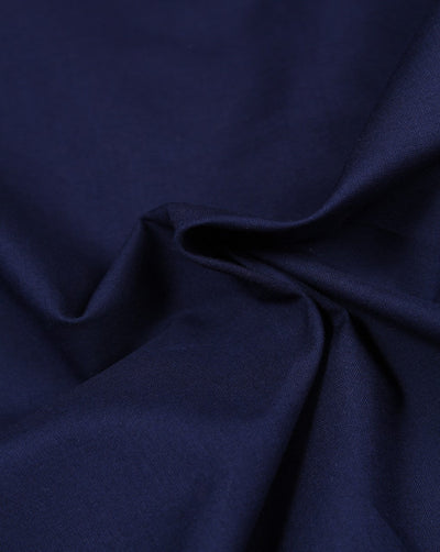 Plain Blue Cotton Cambric Fabric