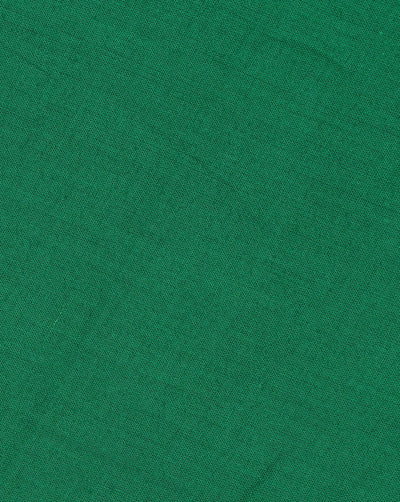 Plain Dark Green Cotton Cambric Fabric