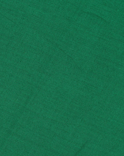 Plain Dark Green Cotton Cambric Fabric