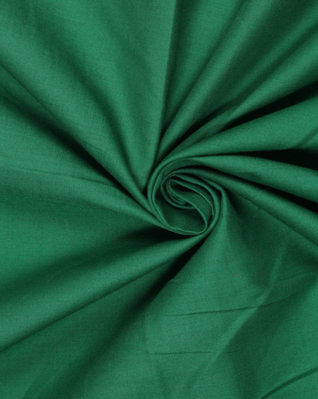 Plain Dark Green Cotton Cambric Fabric