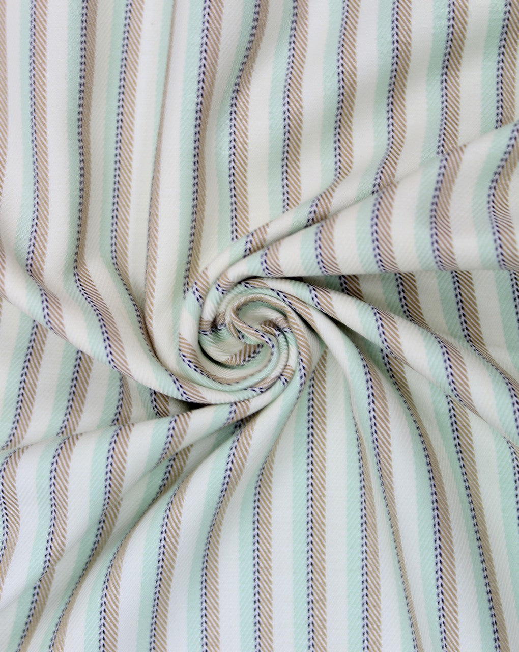 Off White And Multicolor Stripe Design Cotton Yarn Dyed Fabric