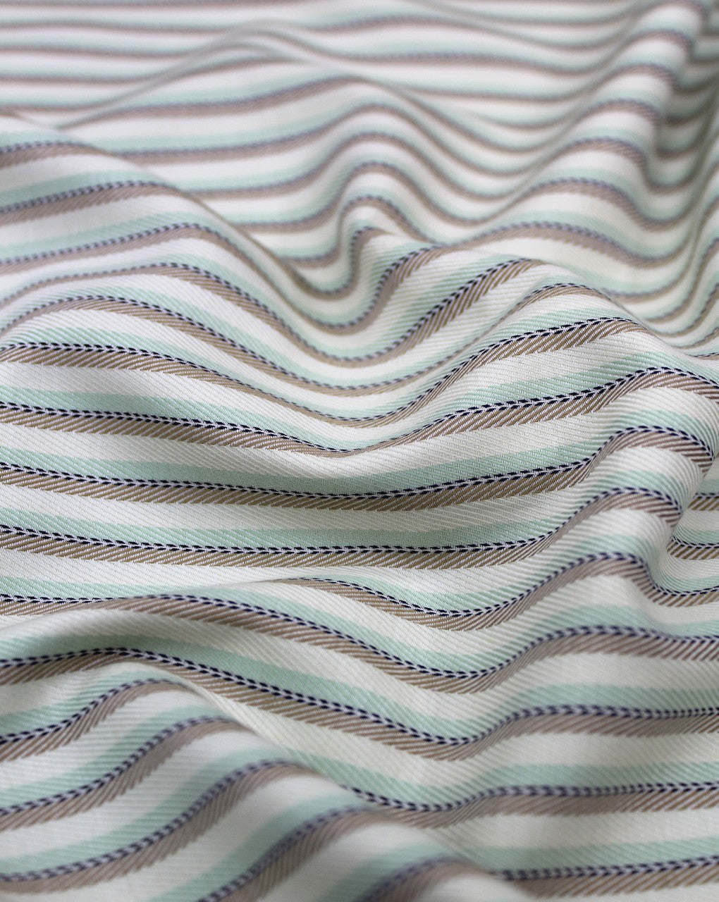 Off White And Multicolor Stripe Design Cotton Yarn Dyed Fabric