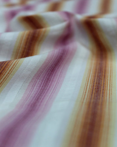 Multicolor Stripe Design Cotton Yarn Dyed Fabric
