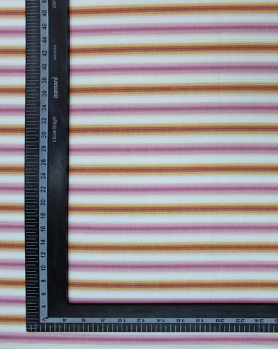 Multicolor Stripe Design Cotton Yarn Dyed Fabric