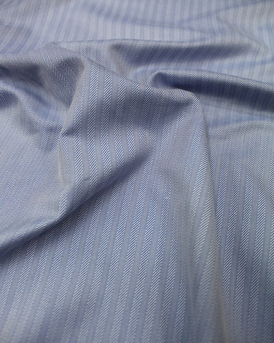Light Blue Stripe Design Cotton Yarn Dyed Fabric