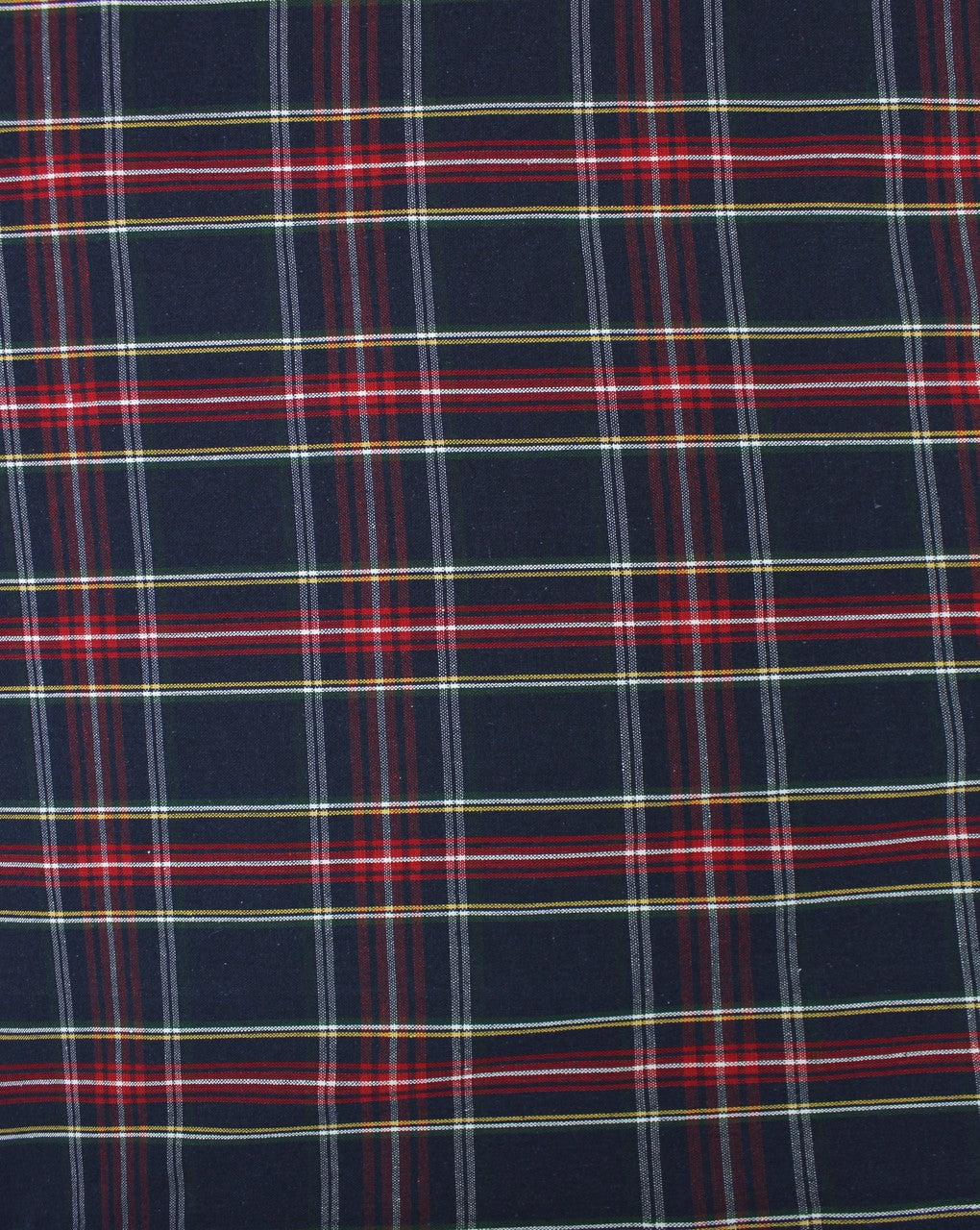 Blue And Red Checks Yarn Dyed Cotton Fabric