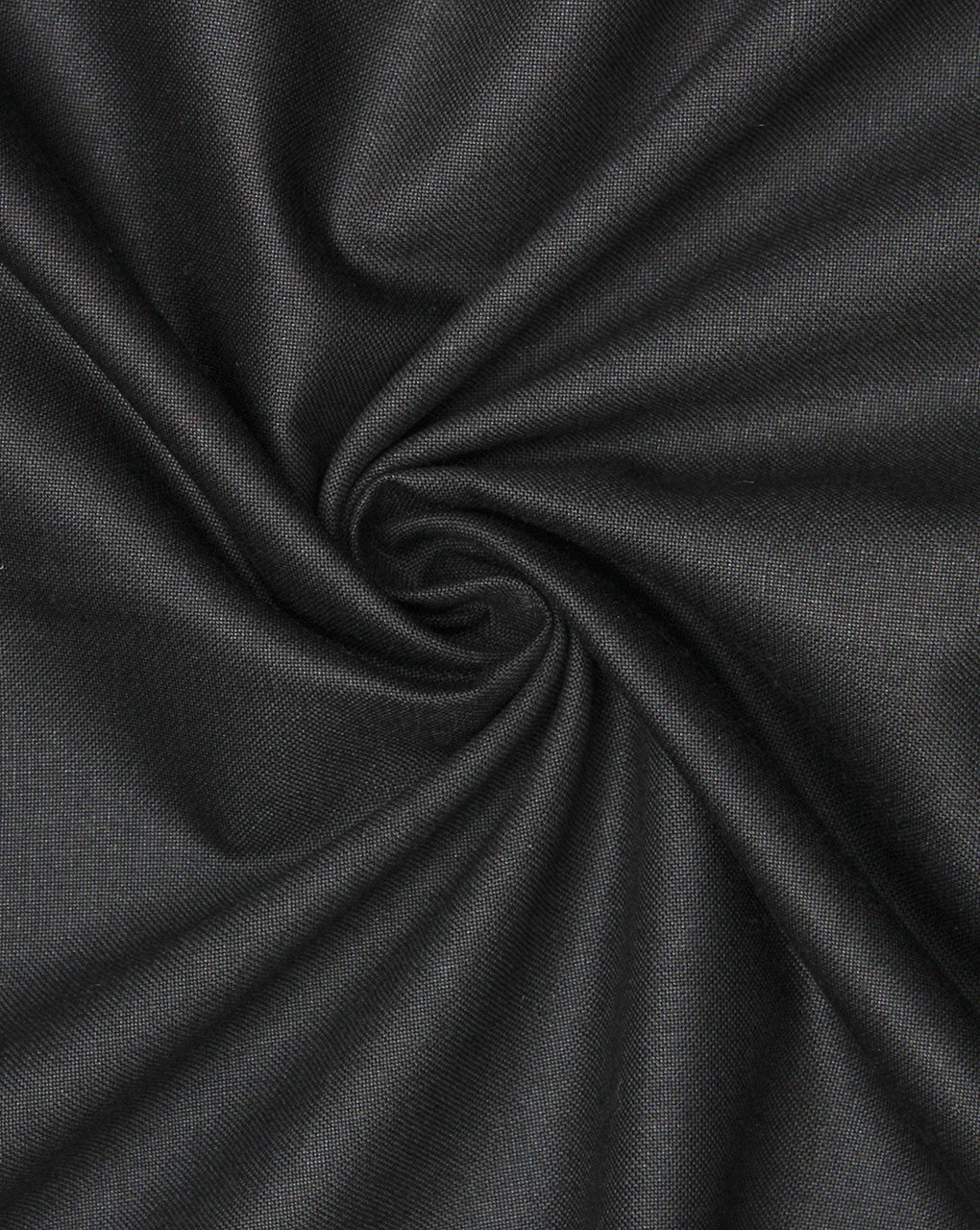 Plain Black Acrylic Woolen Fabric
